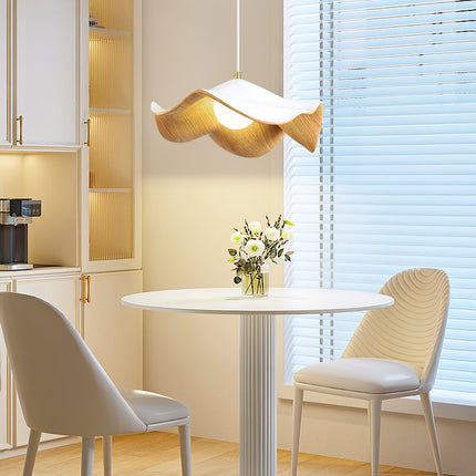 Lampa Wisząca Casia Unique z Kutego Żelaza i Żywicy – Elegancka Lampa do Salonu w Stylu Lotosu 28 cm/40 cm 6