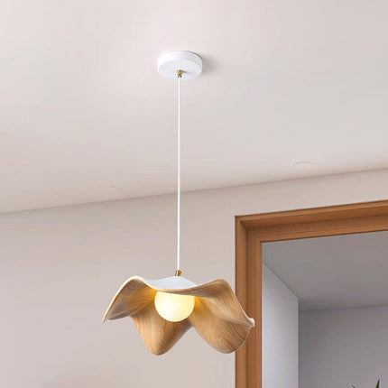 Lampa Wisząca Casia Unique z Kutego Żelaza i Żywicy – Elegancka Lampa do Salonu w Stylu Lotosu 28 cm/40 cm 7