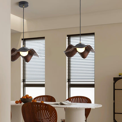 Lampa Wisząca Casia Unique z Kutego Żelaza i Żywicy – Elegancka Lampa do Salonu w Stylu Lotosu 28 cm/40 cm 8