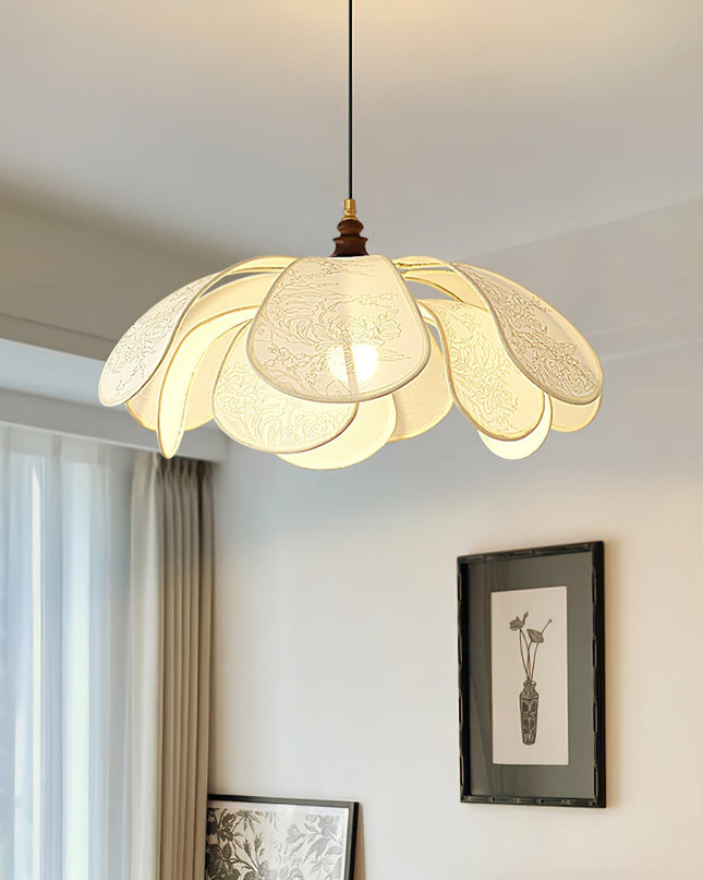 Lampa Wisząca Florina z Kwiatowym Wzorem – Nowoczesny Design i Elegancja 2