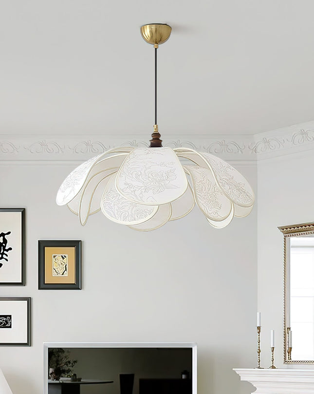 Lampa Wisząca Florina z Kwiatowym Wzorem – Nowoczesny Design i Elegancja 3