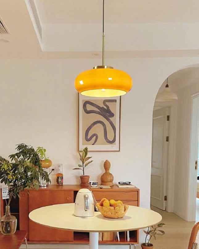 Lampa Wisząca Hailie w Kształcie Chleba z Funkcją Ściemniania – Elegancki Żyrandol do Salonu i Jadalni 0