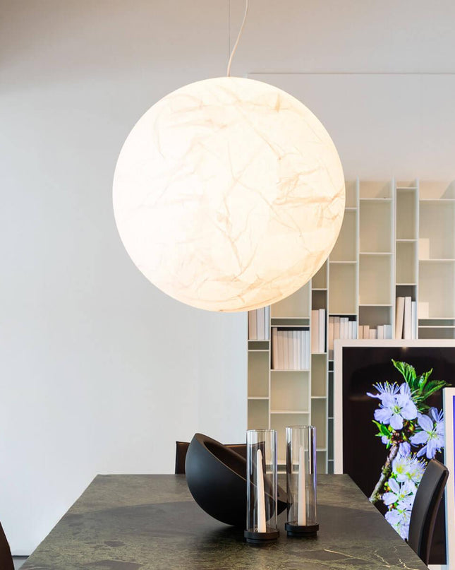 Lampa Wisząca Księżycowa LED z Regulowaną Wysokością – Nowoczesne Oświetlenie do Salonu i Sypialni 5