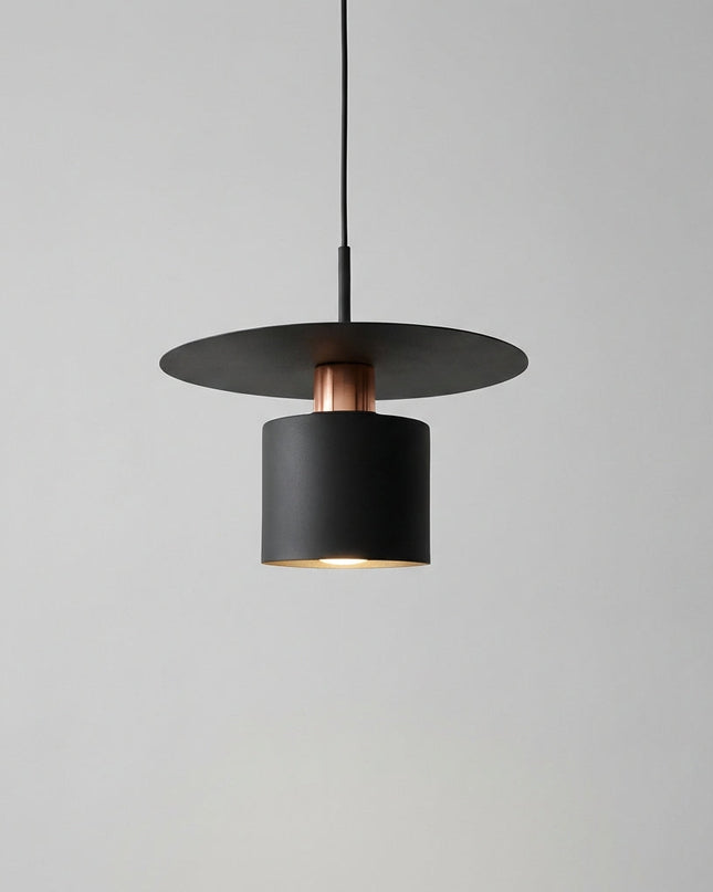 Lampa wisząca LED o minimalistycznym designie, wykonana z aluminium i akrylu, emitująca ciepłe światło 0