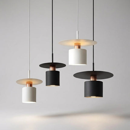 Lampa wisząca LED o minimalistycznym designie, wykonana z aluminium i akrylu, emitująca ciepłe światło 2
