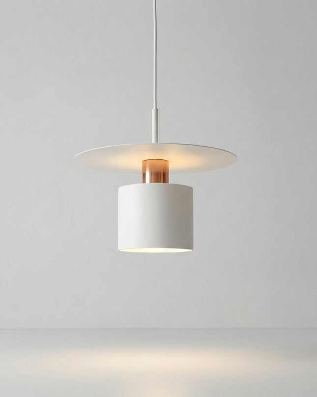 Lampa wisząca LED o minimalistycznym designie, wykonana z aluminium i akrylu, emitująca ciepłe światło 4