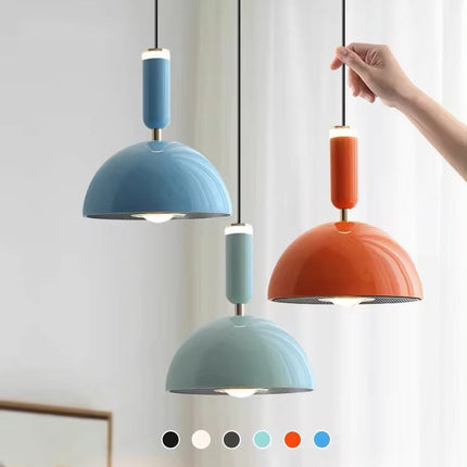Lampa Wisząca LED Nordic Macaron – Nowoczesna Lampa do Salonu i Jadalni z Ciepłym Światłem, 10W, Aluminium i Akryl 2