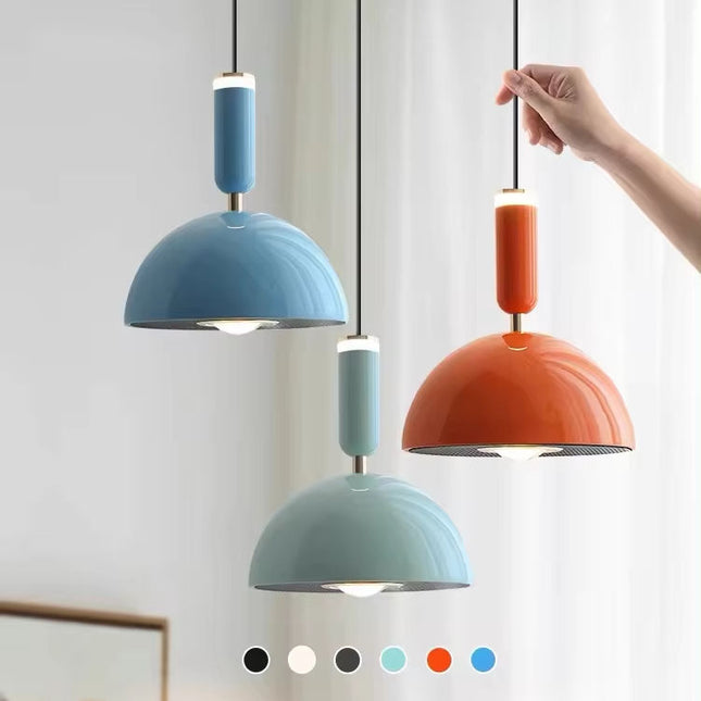 Lampa Wisząca LED Nordic Macaron – Nowoczesna Lampa do Salonu i Jadalni z Ciepłym Światłem, 10W, Aluminium i Akryl 2