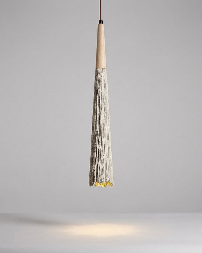 Lampa wisząca LED z kremową cementową fakturą, nowoczesne oświetlenie do salonu, idealna do zaw 1