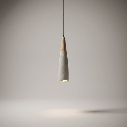 Lampa wisząca LED z kremową cementową fakturą, nowoczesne oświetlenie do salonu, idealna do zaw 4