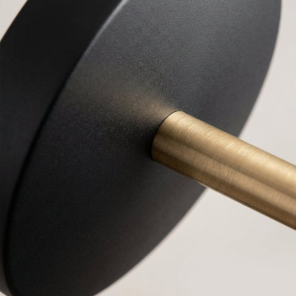 Lampa wisząca LED z metalowym wykończeniem, futurystyczny design, energooszczędne oświetlenie do 3