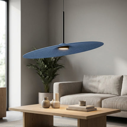 Lampa wisząca LED akustyczna z pochłanianiem dźwięku, idealna do salonów, z puszystym 1