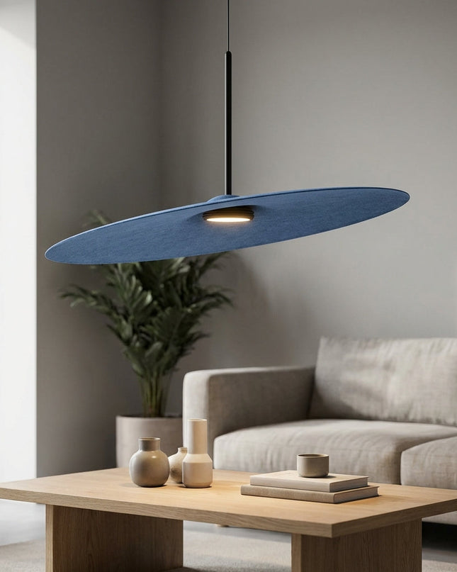 Lampa wisząca LED akustyczna z pochłanianiem dźwięku, idealna do salonów, z puszystym 1