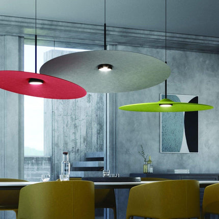 Lampa wisząca LED akustyczna z pochłanianiem dźwięku, idealna do salonów, z puszystym 5