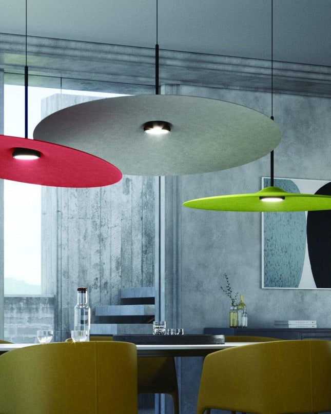 Lampa wisząca LED akustyczna z pochłanianiem dźwięku, idealna do salonów, z puszystym 5