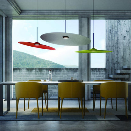 Lampa wisząca LED akustyczna z pochłanianiem dźwięku, idealna do salonów, z puszystym 7