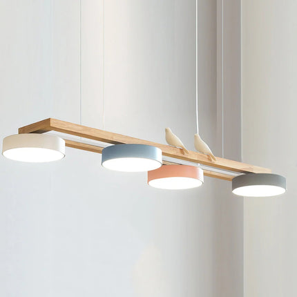 Nowoczesna lampa wisząca LED o regulowanej wysokości i opcji ściemniania, z eleganckim lini 12
