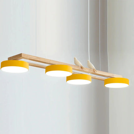 Nowoczesna lampa wisząca LED o regulowanej wysokości i opcji ściemniania, z eleganckim lini 9