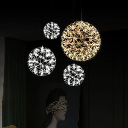Lampa wisząca LED ze stali nierdzewnej z regulowanym kablem i funkcją ściemniania, ideal 6