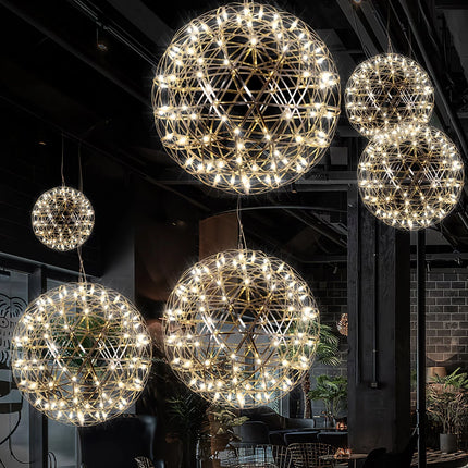 Lampa wisząca LED ze stali nierdzewnej z regulowanym kablem i funkcją ściemniania, ideal 7