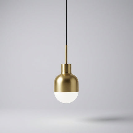 Lampa wisząca LED z regulowanym kablem i możliwością przyciemniania, w miedzianym wykońc 1