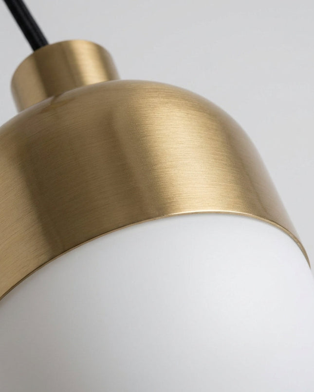 Lampa wisząca LED z regulowanym kablem i możliwością przyciemniania, w miedzianym wykońc 2