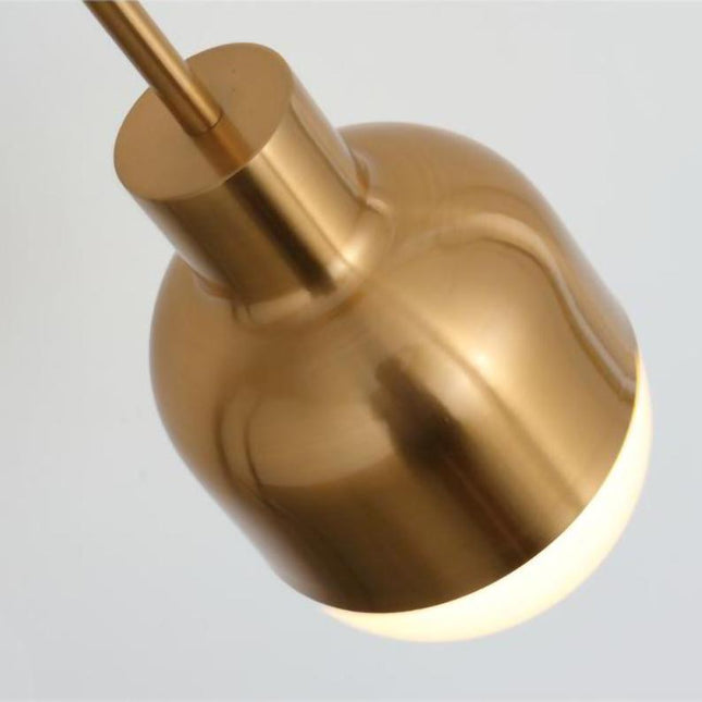 Lampa wisząca LED z regulowanym kablem i możliwością przyciemniania, w miedzianym wykońc 6