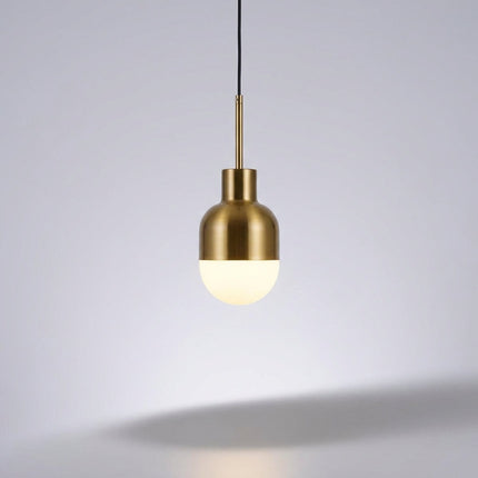 Lampa wisząca LED z regulowanym kablem i możliwością przyciemniania, w miedzianym wykońc 7