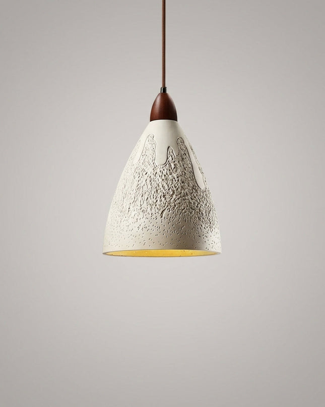 Lampa wisząca LED o średnicy 23 cm z retro strukturalnym wykończeniem, idealna do salonu i jadal 5