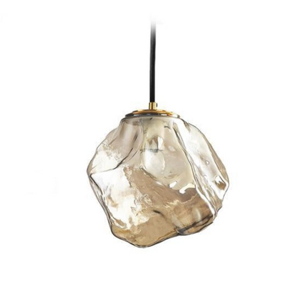 Lampa Wisząca Lava Glass z Miedzi i Szkła – Nowoczesny Design do Wnętrz 0