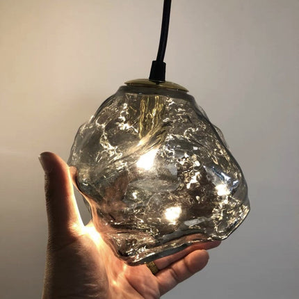 Lampa Wisząca Lava Glass z Miedzi i Szkła – Nowoczesny Design do Wnętrz 5