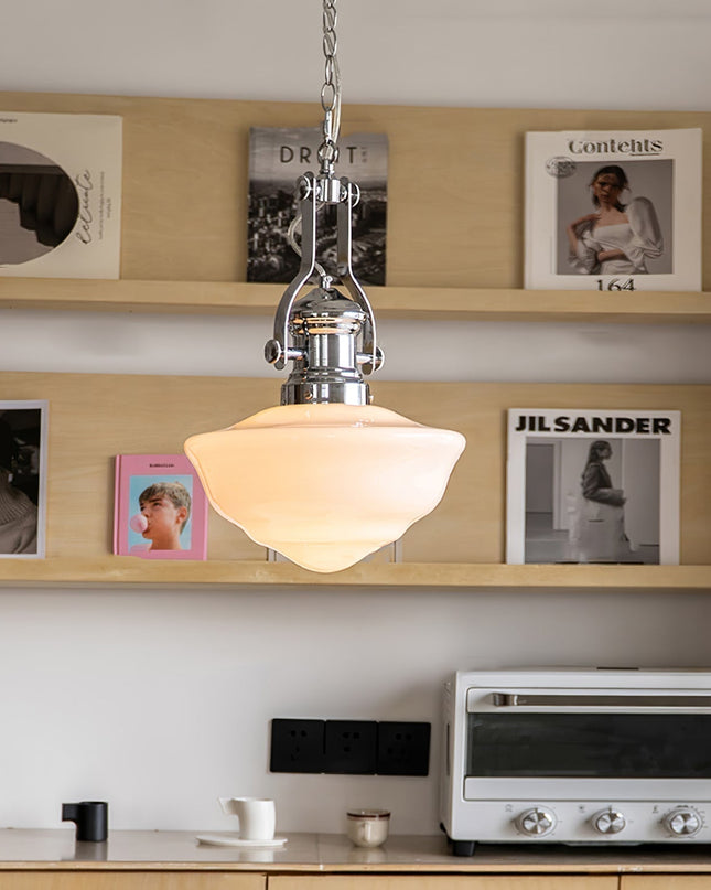 Lampa Wisząca Lavagna do Szkoły – Nowoczesny Design z Ręcznie Robionymi Kloszami 6