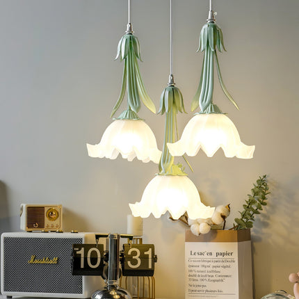 Lampa Wisząca Lily of the Valley z Kwiatowym Wzornictwem – Lampa do Salonu i Jadalni, Elegancka Lampa Nad Stół 2