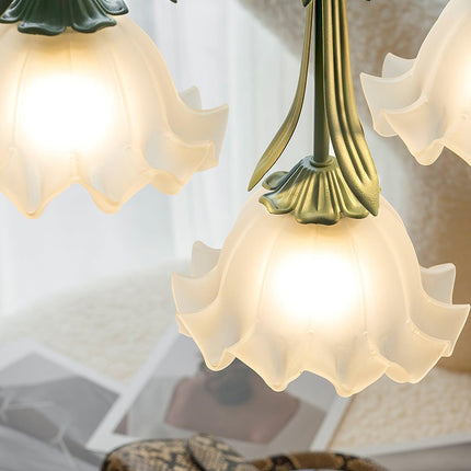 Lampa Wisząca Lily of the Valley z Kwiatowym Wzornictwem – Lampa do Salonu i Jadalni, Elegancka Lampa Nad Stół 3