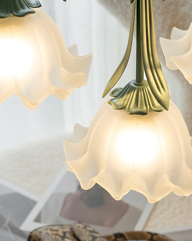 Lampa Wisząca Lily of the Valley z Kwiatowym Wzornictwem – Lampa do Salonu i Jadalni, Elegancka Lampa Nad Stół 3