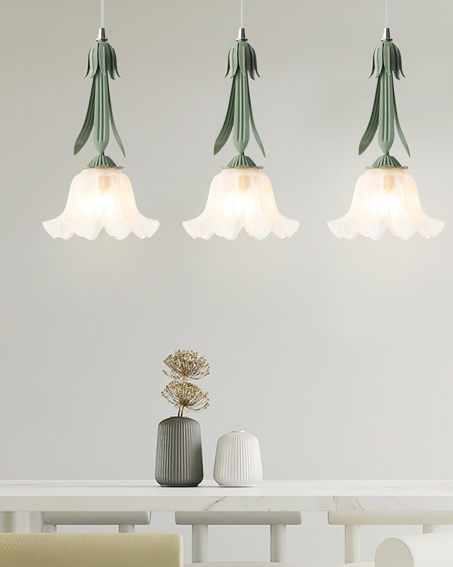 Lampa Wisząca Lily of the Valley z Kwiatowym Wzornictwem – Lampa do Salonu i Jadalni, Elegancka Lampa Nad Stół 7
