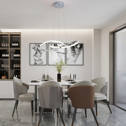 Lampa Wisząca Marion LED – Czarny Żyrandol do Salonu z Regulowaną Długością i Efektywnym Oświetleniem 24W 4