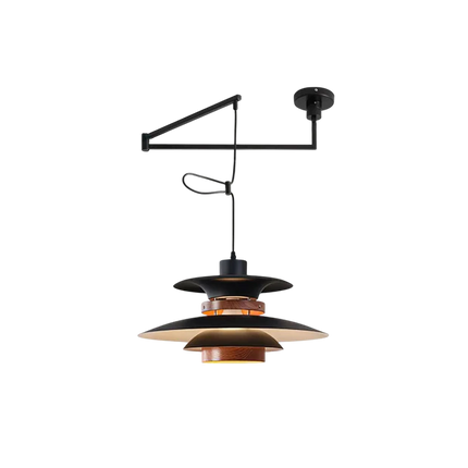 Lampa Wisząca Mercero z Obrotowym Ramieniem i Czterema Kloszami – Styl Skandynawski 8