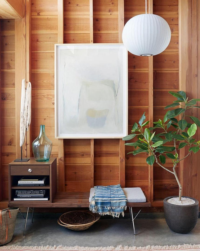 Lampa Wisząca Nitro Bubble w Stylu Nordyckim z Drewna i Stali – Lampa do Salonu i Jadalni, Średnica 30-60 cm 6