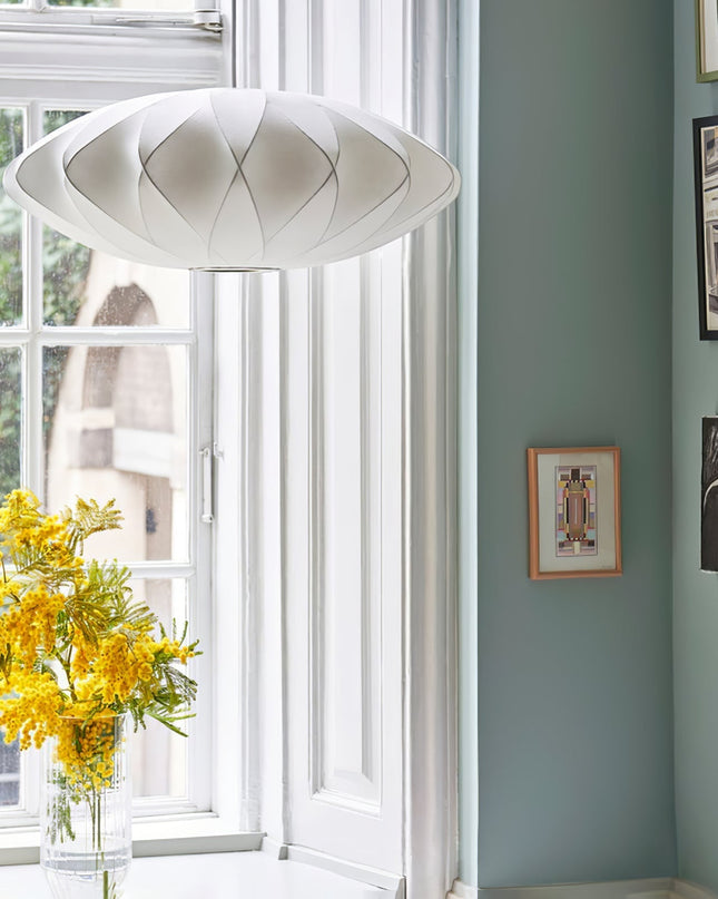 Lampa Wisząca Nitro Bubble z Drewna w Stylu Nordyckim – Nowoczesna Lampa do Salonów i Jadalni, Średnica 45 cm 1