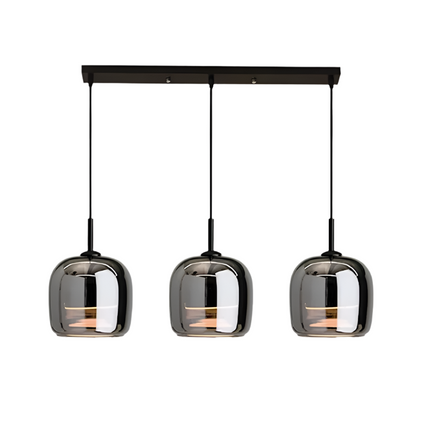 Lampa Wisząca Nordic Black Glass - Elegancki Żyrandol LED do Salonu i Jadalni, Oświetlenie nad Stół, Szkło Czarne 10