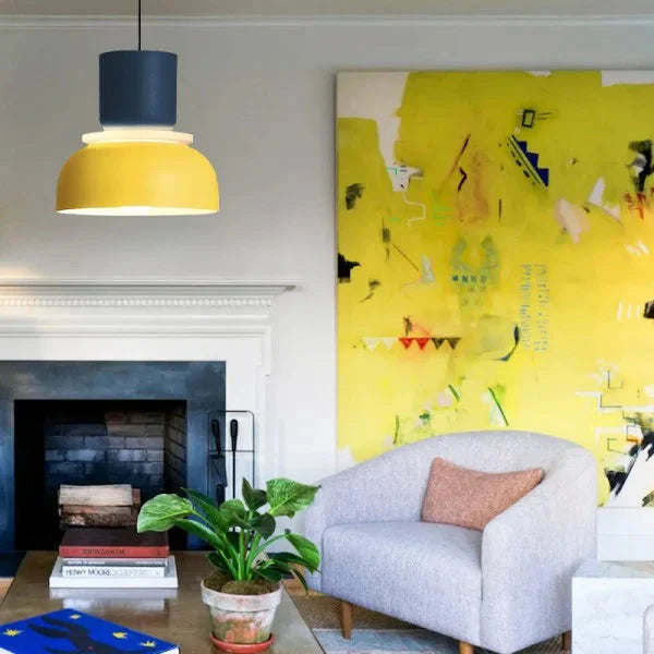 Lampa Wisząca Nordic w Stylu Skandynawskim – Lampa do Salonu, Kuchni i Jadalni z Aluminium i Akrylu, Oświetlenie E27 6