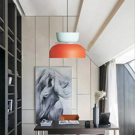 Lampa Wisząca Nordic w Stylu Skandynawskim – Lampa do Salonu, Kuchni i Jadalni z Aluminium i Akrylu, Oświetlenie E27 7