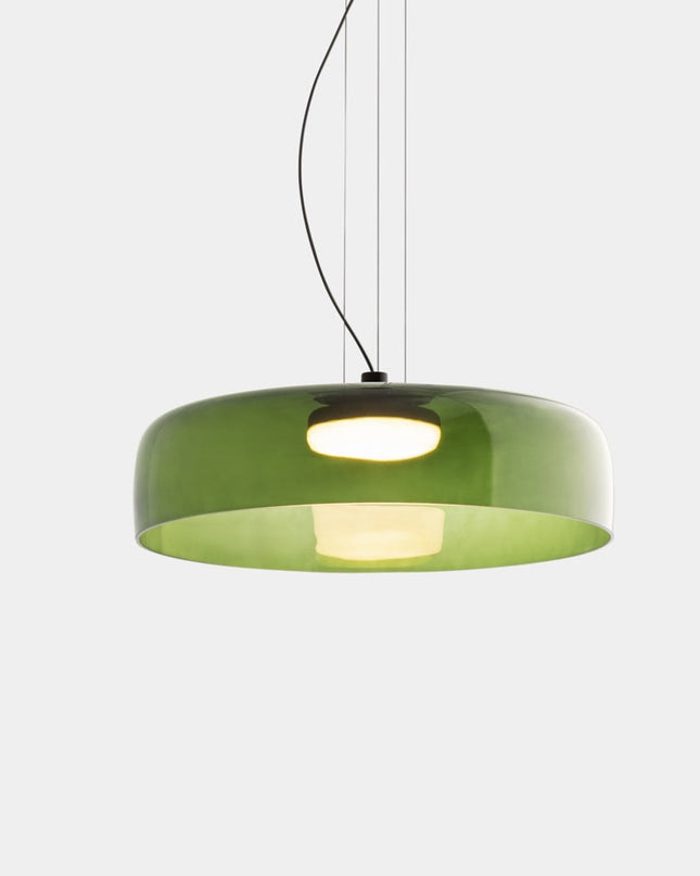 Lampa Wisząca Nordic z Szkła i Metalu, Regulowana Długość, Oświetlenie do Salonu, Ciepłe Światło, Idealna nad Stół 0