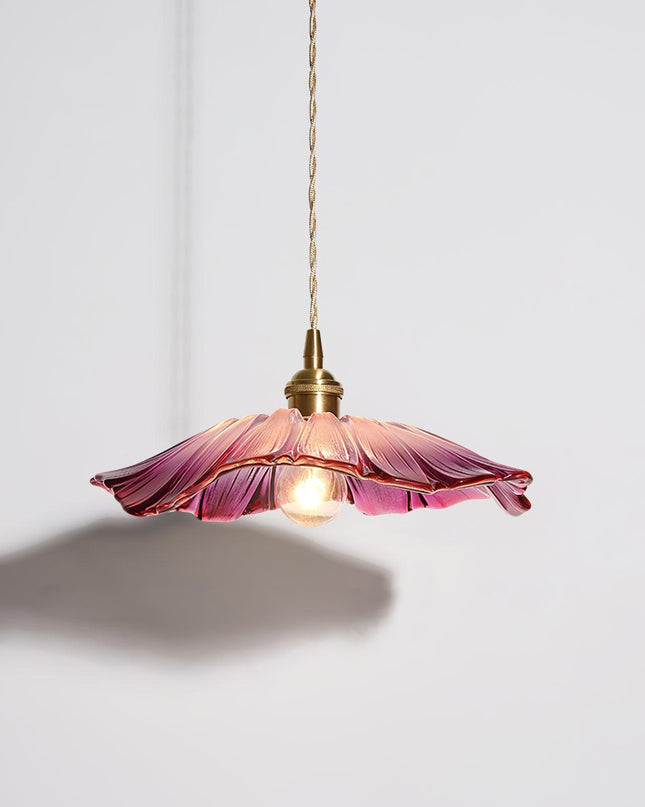 Lampa Wisząca Szklana w Kształcie Kwiatka – Elegancki Dodatek do Wnętrz 2