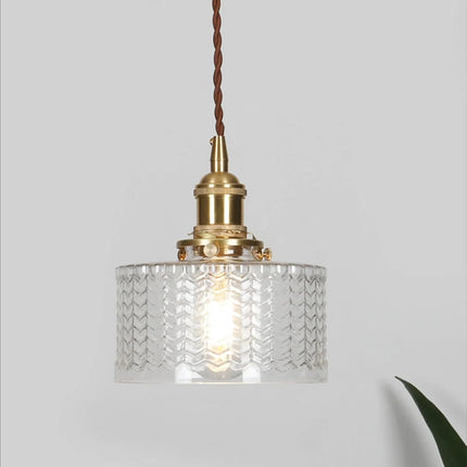 Lampa wisząca szklana w zielonym kolorze z regulowanym zawieszeniem, w stylu vintage, idealna do dekor 10