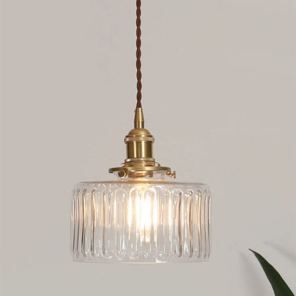 Lampa wisząca szklana w zielonym kolorze z regulowanym zawieszeniem, w stylu vintage, idealna do dekor 6