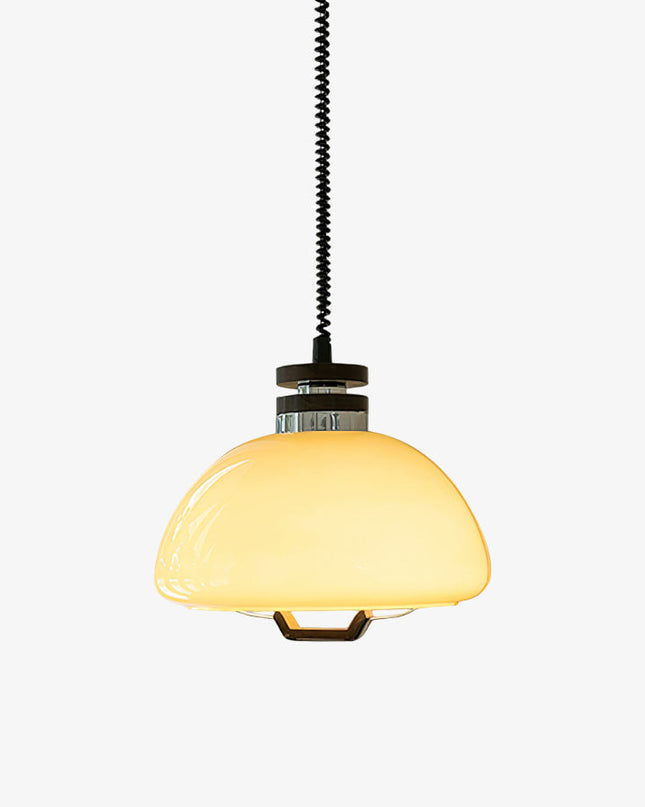 Lampa Wisząca Vela-Pudding z Szkła i Metalu – Nowoczesny Design do Kuchni i Salonu 0