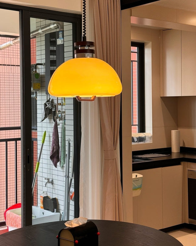Lampa Wisząca Vela-Pudding z Szkła i Metalu – Nowoczesny Design do Kuchni i Salonu 8