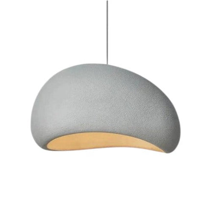 Lampa Wisząca Wabi Sabi w Białym i Szarym – Regulowana Wysokość, Nowoczesna Lampa do Salonu, Idealna Nad Stół 11